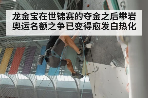 龙金宝在世锦赛的夺金之后攀岩奥运名额之争已变得愈发白热化